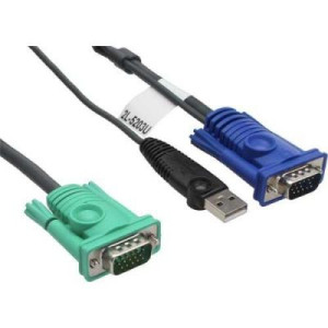 ATEN KVM Anschlusskabel [1x SPHD-15-Stecker - 1x VGA-Stecker, USB 2.0