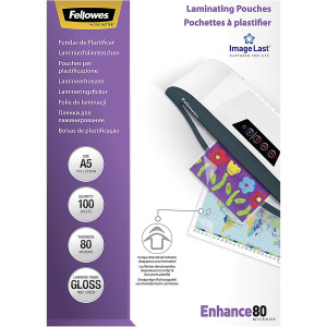 Fellowes Laminierfolie A5 80 Mikron (100er Pack)