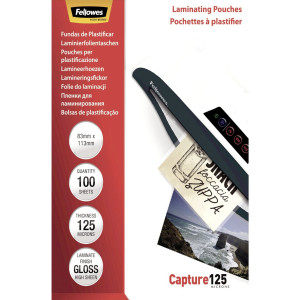 Fellowes Laminierfolie 83x113 mm 125 mic glnzend