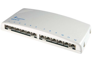 Telegrtner J02022A0052 12 Port Netzwerk-Patchpanel CAT 6a 1 HE