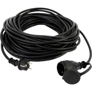 REV 0065509 Strom Verlngerungskabel 16A Schwarz 50.00m H05RR-F 3G 1,