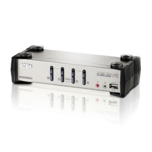 ATEN CS1734B-AT-G 4 Port KVM-Umschalter VGA USB 2048 x 1536 Pixel