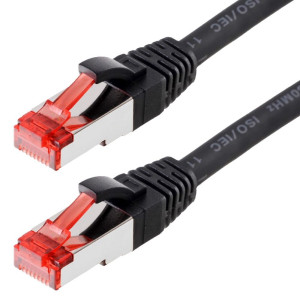 Patchkabel S/FTP Cat 6 schwarz 7,5 m