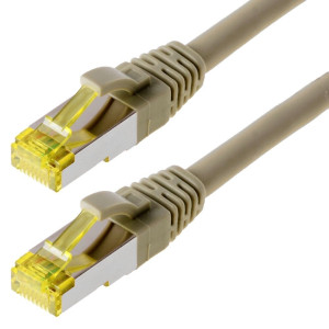 Patchkabel S/FTP Cat 6a grau 30,0m