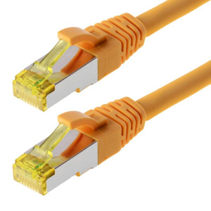 Patchkabel S/FTP Cat 6a gelb 5,0m