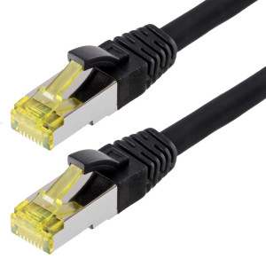 Patchkabel S/FTP Cat 6a schwarz 30,0m