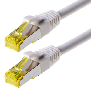 Patchkabel S/FTP Cat 6a weiss 7,5m