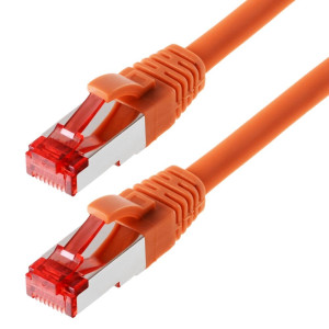 Patchkabel S/FTP Cat 6 orange 15,0 m