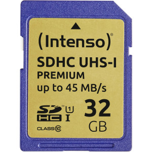 Intenso 32GB SDHC UHS-I Premium Secure Digital Card