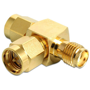 Delock 88710 88710 SMA-Adapter SMA-Stecker - SMA-Buchse 1St.