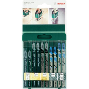 Bosch Accessories 2609256746 10tlg. Stichsgeblatt-Set T-Schaft T