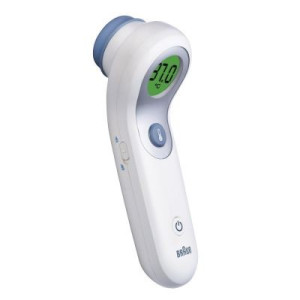 Braun NTF3000 Infrarot Fieberthermometer Mit Fieberalarm, Ber
