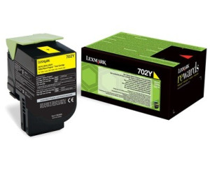 Lexmark Toner 702Y CS310 CS410 CS510 70C20Y0 Original Gelb 1000 Seiten