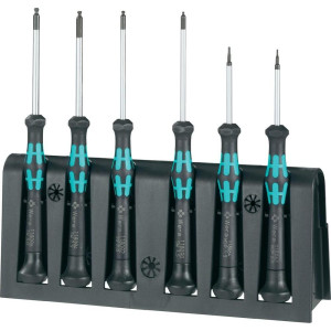 Wera 2052/6 Elektronik- u. Feinmechanik Schraubendreher-Set 6teilig