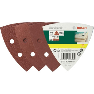 Bosch Accessories 2607019500 Deltaschleifpapier-Set mit Klett,