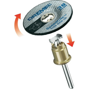 Dremel 2615S411JA Speedclic 6er Schleifscheiben Set Durchmesser 30mm