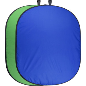 walimex pro Falthintergrund 150x210cm grn/blau