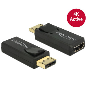 Delock Adapter DisplayPort 1.2 Stecker > HDMI Buchse