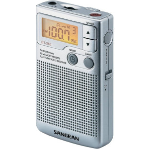 Sangean Pocket 250 Taschenradio UKW, MW Silber