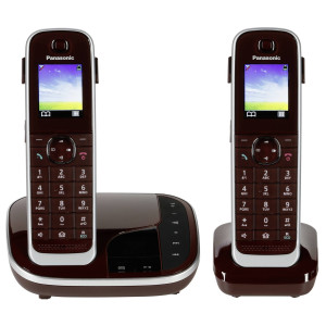 Panasonic Schnurlostelefon KX-TGJ322GR weinrot DUO