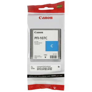 Canon Original PFI-107C Druckerpatrone - cyan (6706B001)