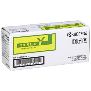 Kyocera Toner TK-5150Y Gelb (ca. 10.000 Seiten) - Passend fr ECOSYS