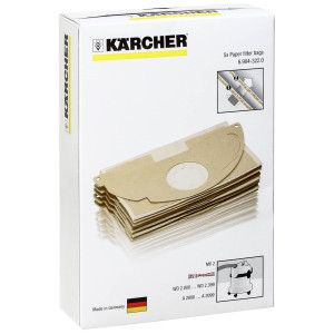 Krcher Papierfilterbeutel 5 Stck fr MV 2 Serie
