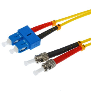 LWL Patchkabel SC/ST Duplex 9/12m OS2 gelb 2,0m