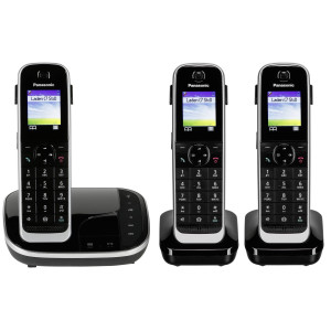 Panasonic KX-TGJ323GB Trio mit AB schwarz