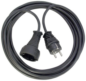 Brennenstuhl 1165440 Strom Verlngerungskabel Schwarz 5.00m H05VV-F