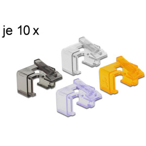 Delock Netzwerk RJ45 Reparatur Clip 40 Stck Set 2