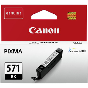 Canon Druckerpatrone CLI-571BK Original Foto Schwarz 0385C001