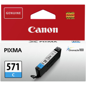 Canon Tintenpatrone CLI-571 cyan (ca. 345 Seiten) - Passend fr