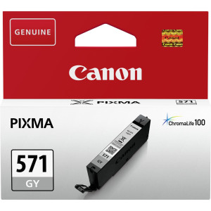 Canon Tintenpatrone CLI-571 grau (ca. 125 Seiten) - Passend fr