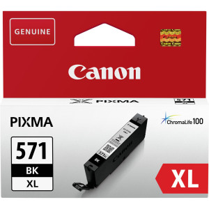 Canon Tintenpatrone CLI-571XL schwarz (ca. 810 Seiten) - Passend fr