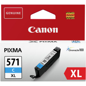 Canon Tintenpatrone CLI-571XL cyan (ca. 715 Seiten) - Passend fr