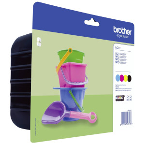 Brother Tintenpatronen LC-221 Multipack (je 1x BK/M/C/Y) - Passend f