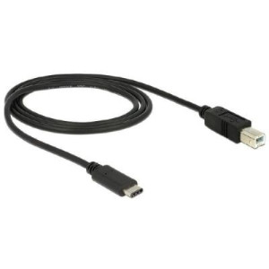 Delock Kabel USB Type-C 2.0 Stecker > USB 2.0 Typ-B Stecker 1,0 m