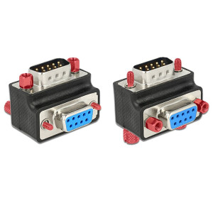 Delock Seriell Adapter [1x D-SUB-Stecker 9pol. - 1x D-SUB-Buchse 9pol.