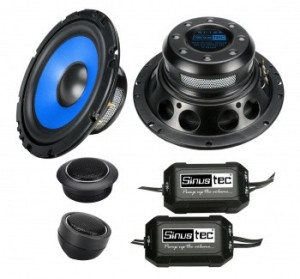 Sinustec ST-165 2-Wege Set Einbau-Lautsprecher 300W Inhalt: 1 Set