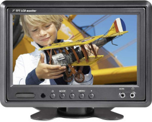 Renkforce T-701B Auto LCD-Monitor 17.8cm 7 Zoll