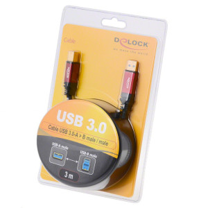 Delock USB-Kabel USB 3.2 Gen1 (USB 3.0 / USB 3.1 Gen1) USB-A Stecker,