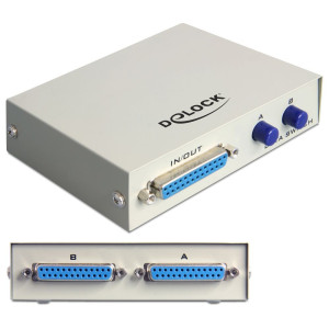DeLOCK DATA Switch 2-port Parallel manuell