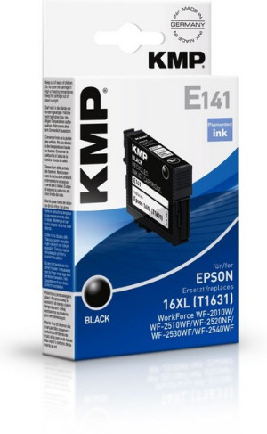 KMP Druckerpatrone ersetzt Epson 16XL, T1631 Kompatibel Schwarz E141