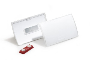 Durable 821219 Namensschild CLICK FOLD MAGNET 40x75mm - 8212 Magnet