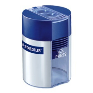 Staedtler Doppelspitzdose 512 001 Blau-Silber (fluoreszierend) Ausf