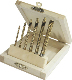 M54606 HSS Metall-Frsbohrer-Set 6teilig 3 mm, 4 mm, 5 mm, 6 mm, 6.5