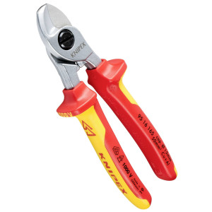 Knipex 95 16 165 VDE-Kabelschere Geeignet fr (Abisoliertechnik) Alu-