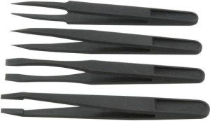 Donau Elektronik PZ84 Pinzetten-Set 4teilig