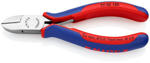 Knipex 77 02 130 Elektronik- u. Feinmechanik Seitenschneider mit